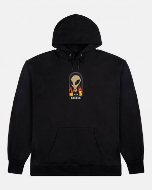 Hoodies Thrasher Magazine Believe Hoodie Negros | CXP-821409