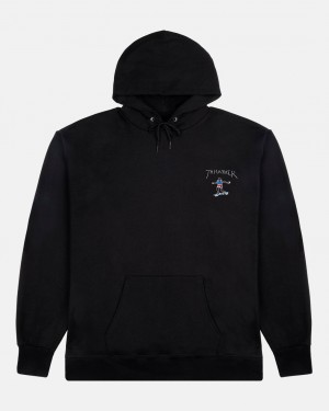 Hoodies Thrasher Magazine Little Gonz Hoodie Negros | MWY-986215