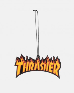 Other Thrasher Magazine Flame Logo Air Freshener Verdes | LRN-842169