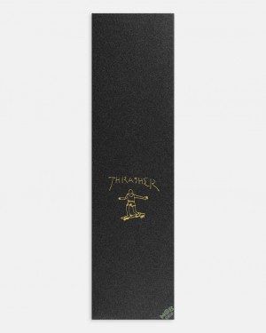 Other Thrasher Magazine Mob Grip x Thrasher Gonz Logo Griptape Grip Tape Negros | MHO-219640