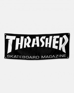 Other Thrasher Magazine Thrasher Banner Negros Blancos | WYD-960215