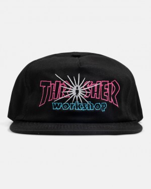 Sombreros Thrasher Magazine Nova Snapback Negros | RBI-421865