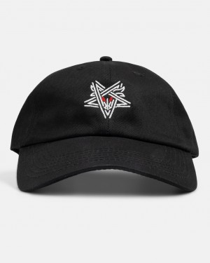 Sombreros Thrasher Magazine Skategoat Redux Old Timer Hat Negros | KBZ-948753