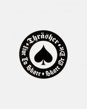 Stickers Thrasher Magazine Oath Sticker Negros | GRC-289467