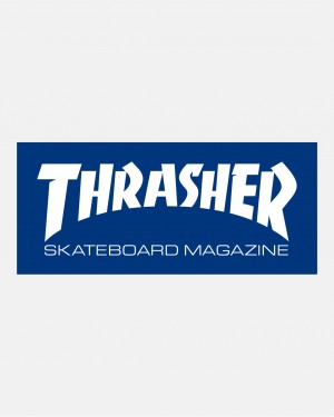 Stickers Thrasher Magazine Skate Mag Sticker Azules | ZXH-704523