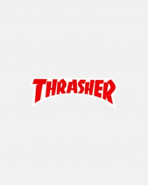 Stickers Thrasher Magazine Thrasher Die Cut Sticker Rojos | IMG-972048