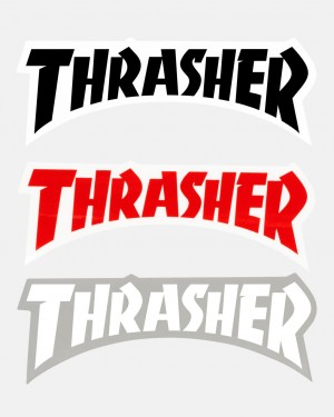 Stickers Thrasher Magazine Thrasher Logo Die Cut Sticker (25 Pack) Multi | IHQ-153489