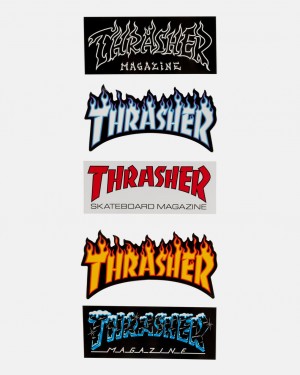 Stickers Thrasher Magazine Thrasher Sticker (5 Pack) Multi | ZJX-174093