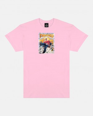 T-Shirts Thrasher Magazine Brian Anderson SOTY Cover T-Shirt Rosas Claro | SYD-560741