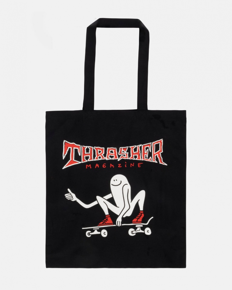 Bolsas Thrasher Magazine Gonz Thumbs Up Tote Bag Negros | YPS-512394