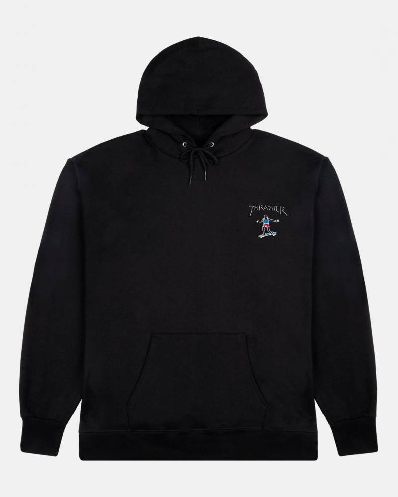 Hoodies Thrasher Magazine Little Gonz Hoodie Negros | MWY-986215