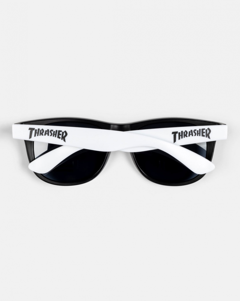 Lentes de Sol Thrasher Magazine Thrasher Sunglasses Blancos | KFZ-502167