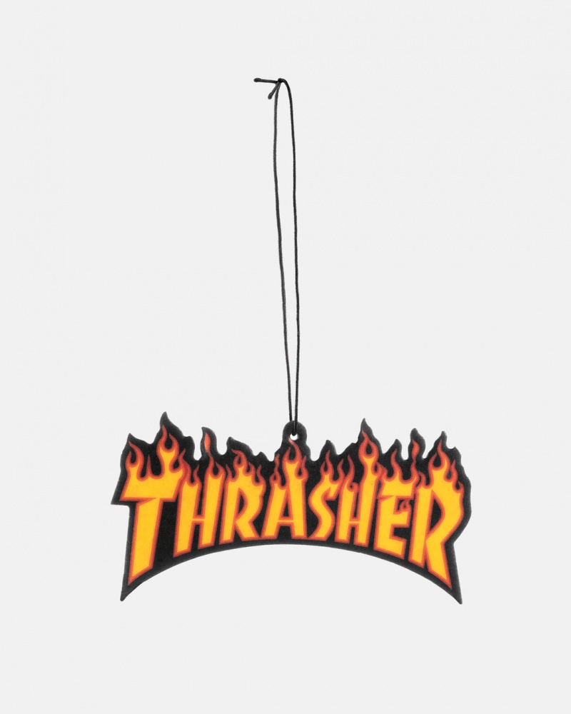 Other Thrasher Magazine Flame Logo Air Freshener Verdes | LRN-842169