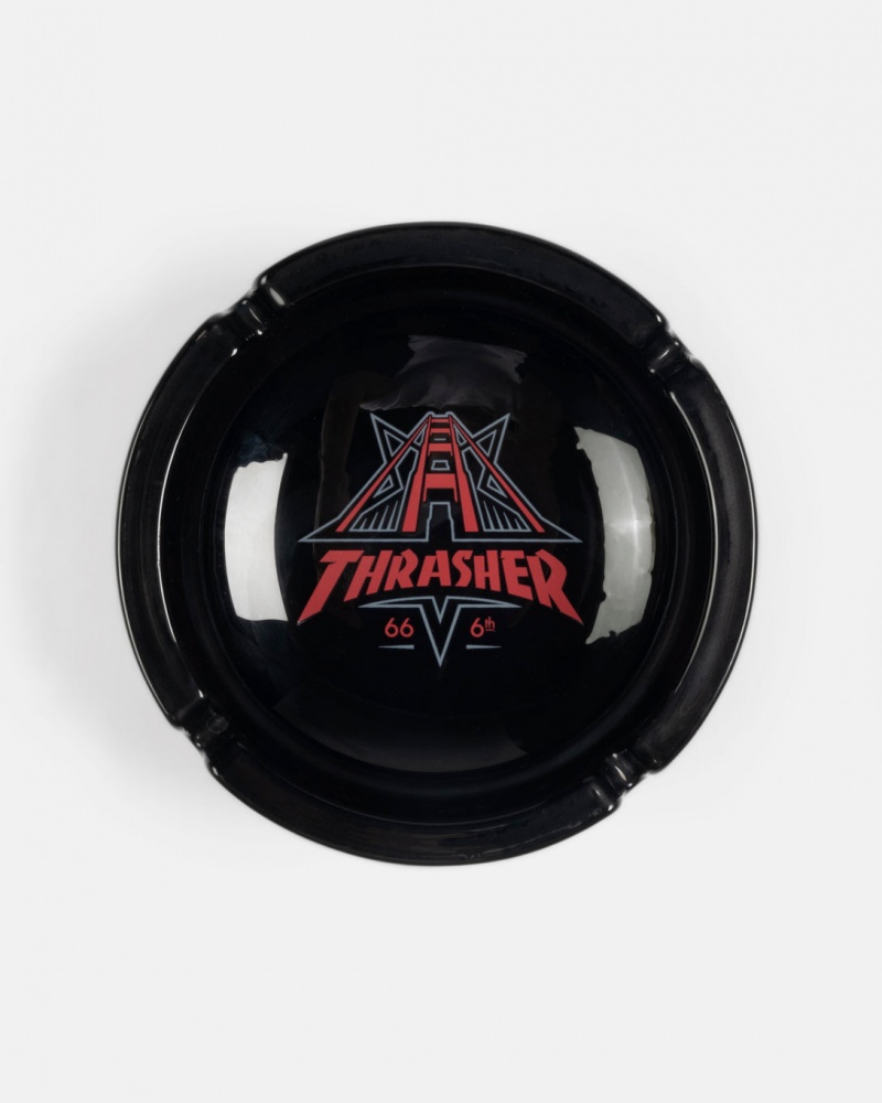 Other Thrasher Magazine Golden Gate Ash Tray Negros | YWV-256973