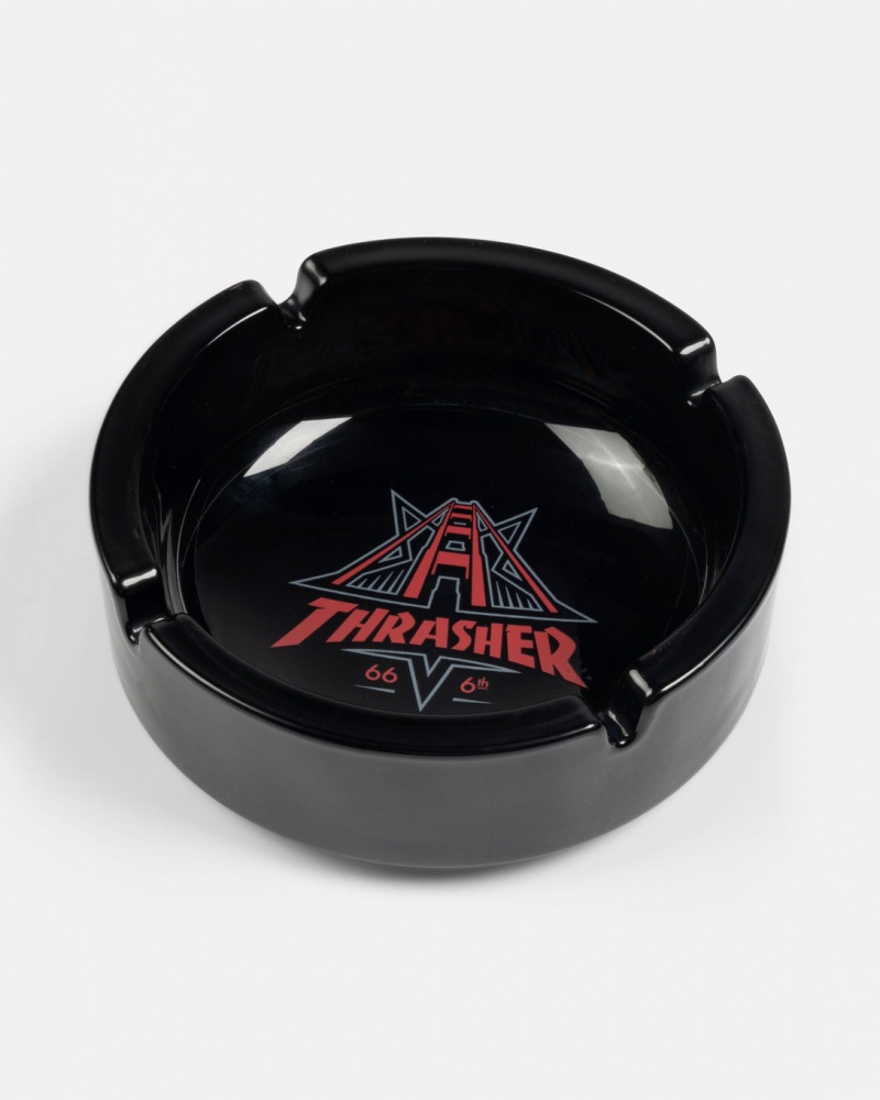 Other Thrasher Magazine Golden Gate Ash Tray Negros | YWV-256973