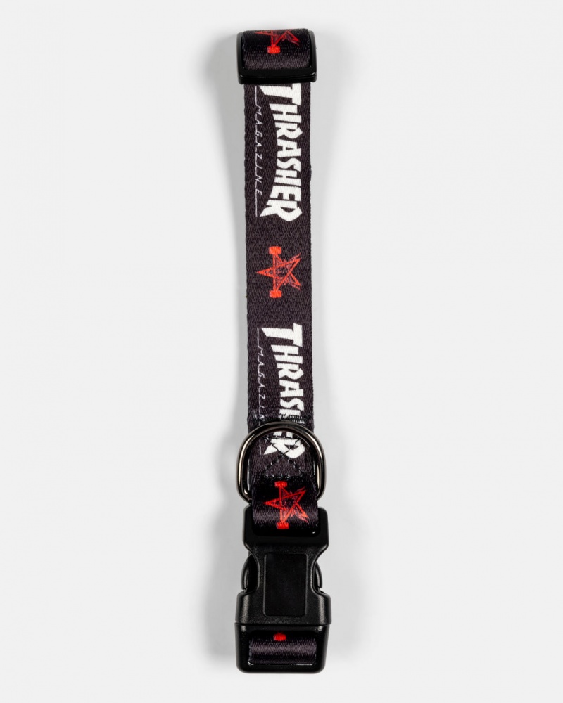 Other Thrasher Magazine Thrasher Dog Collar Negros | HRU-951746