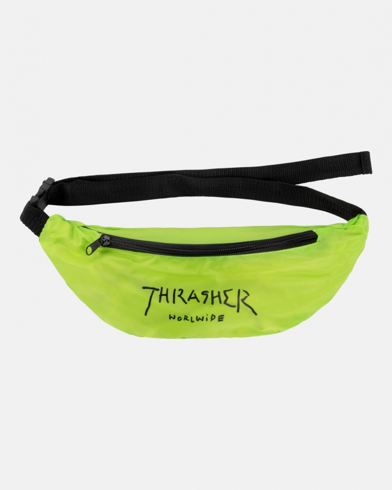 Other Thrasher Magazine Worlwide Fanny Pack Verdes | IXP-890462 