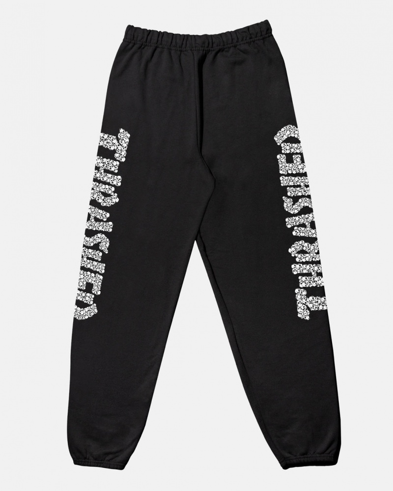 Pantalones Thrasher Magazine Skull Sweatpants Negros | XVI-257681