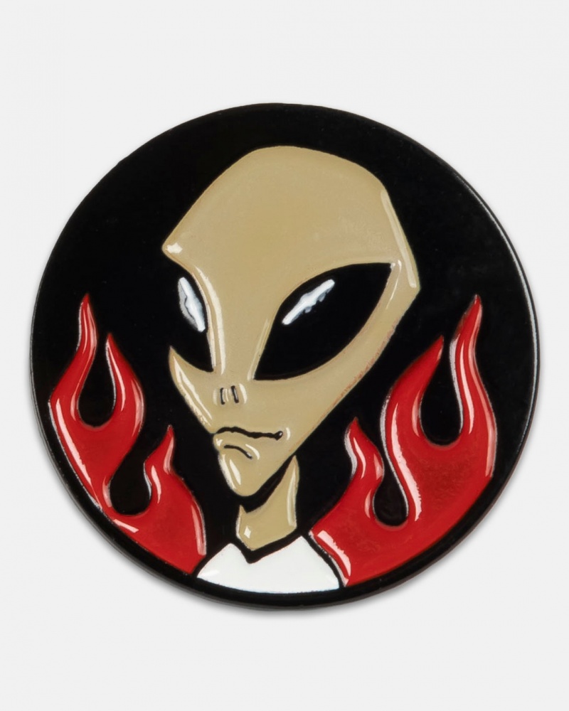 Pins & Patches Thrasher Magazine Believe Lapel Pin Negros Verdes | PRH-540718