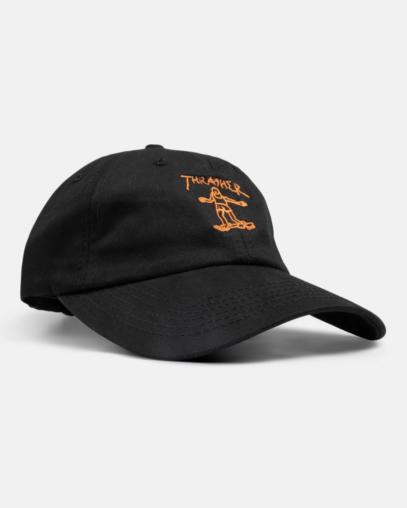 Sombreros Thrasher Magazine Gonz Old Timer Hat Negros | TCH-471695