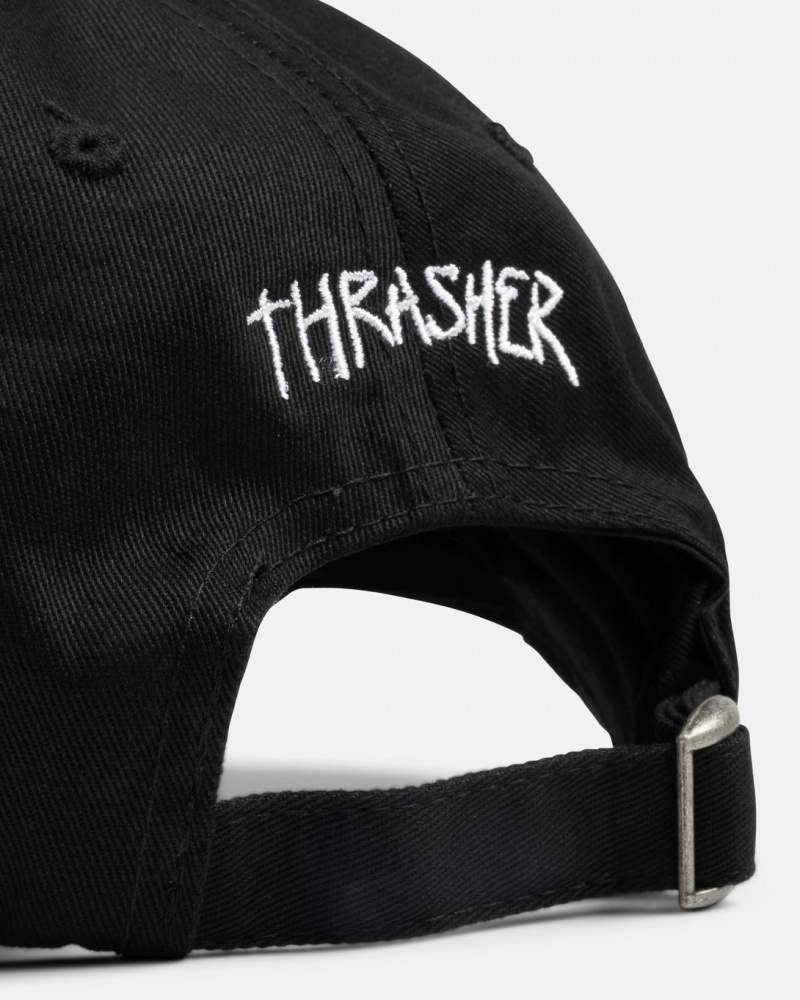 Sombreros Thrasher Magazine Sketch Old Timer Hat Negros | LTG-906541