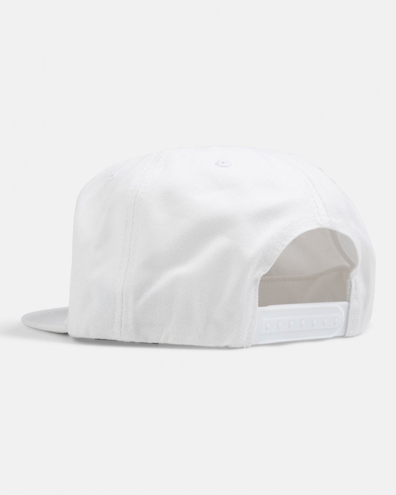 Sombreros Thrasher Magazine THRASHER MAG Snapback Blancos | AEK-428705