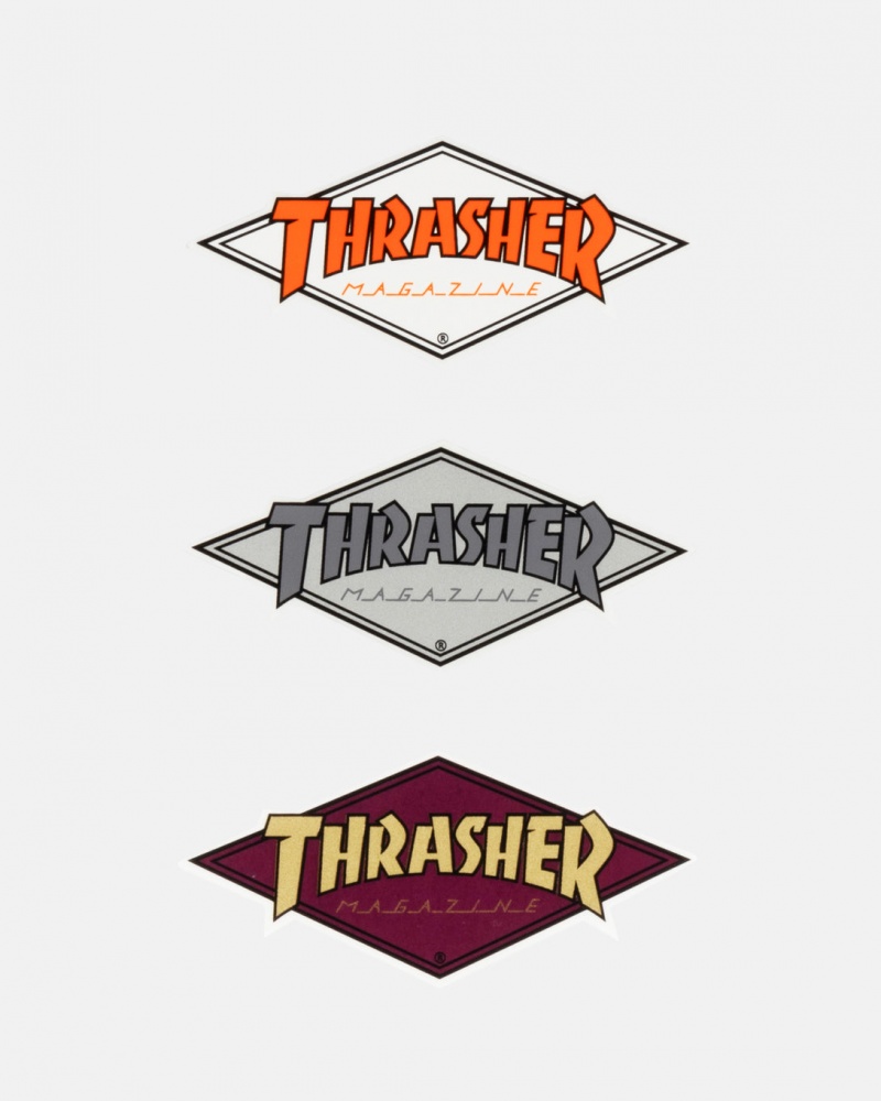 Stickers Thrasher Magazine Diamond Sticker (25 Pack) Multi | TMG-950687