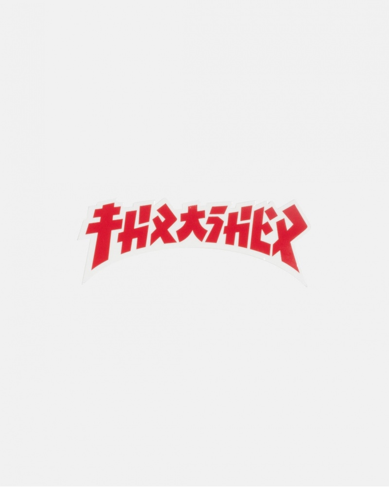 Stickers Thrasher Magazine Godzilla Die Cut Sticker (25 Pack) Rojos | ZDC-831607