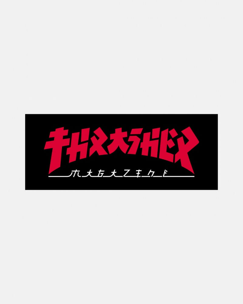 Stickers Thrasher Magazine Godzilla Sticker Negros | PHC-380524