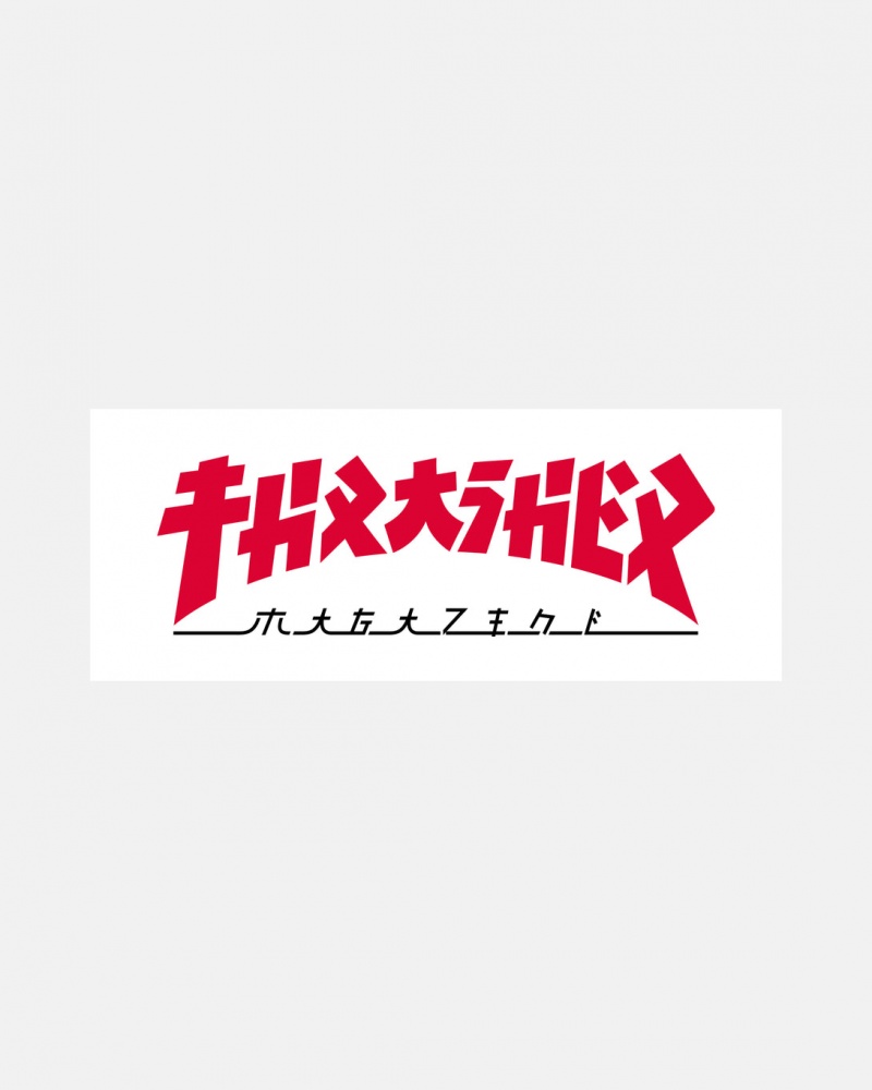 Stickers Thrasher Magazine Godzilla Sticker Blancos | IZC-275089