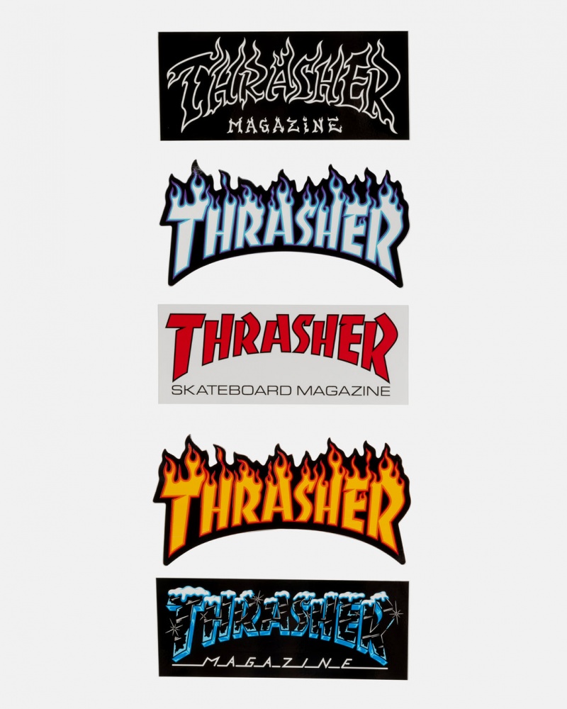 Stickers Thrasher Magazine Thrasher Sticker (5 Pack) Multi | ZJX-174093